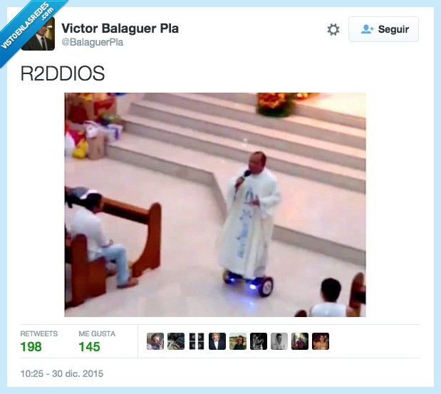 433996 - ¿Hará ruiditos de BIP BIP BIP mientras da el sermón? por @BalaguerPla