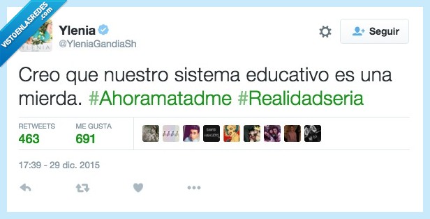Ylenia,Gandía Shore,sistema,educativo,matadme,realidad