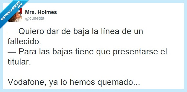 muerto,dar,baja,twitter,compañías,telefónicas