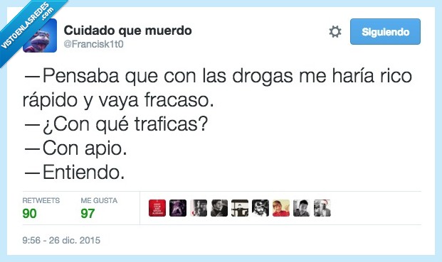 traficar,droga,rico,dinero,opio,apio,narcotrafico,fracaso
