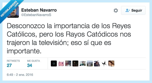 Rayos Catódicos,Reyes Católicos,importancia,televisión,importante