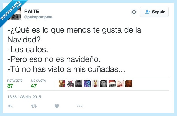 gustar,menos,navidad,callos,cuñadas,feas,navideño,tradición