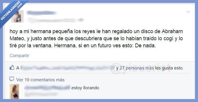 Abraham Mateo,regalo,navidad,hermanos,disco