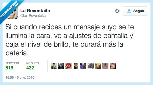 recibes,recibir,mensaje,iluminar,cara,ajuste,pantalla,brillo,amor,durar,más,batería