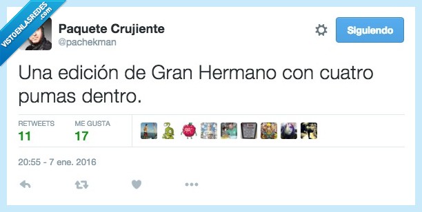 Gran Hermano,GH,edicion,cuatro,pumas,dentro,casa,peligro