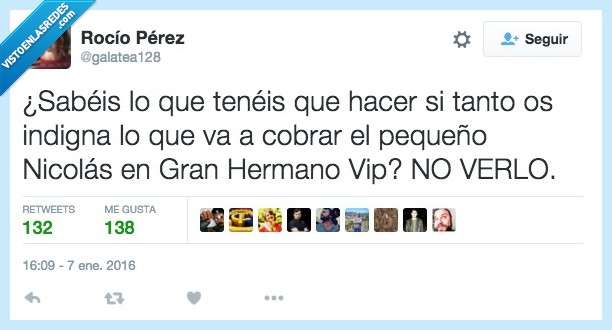 indignar,el pequeño nicolás,GHVIP,Gran hermano,Gran hermano VIP,no verlo,ver