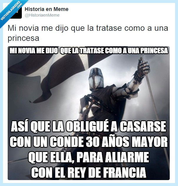 novia,princesa,casar,conde,mayor,aliar,Rey,Francia,historia,meme