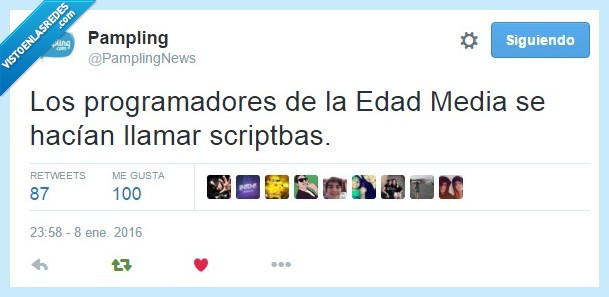 humor,escriba,edad media,programadores,llamar,script,informática,chiste