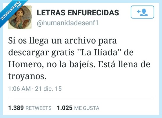 archivo,descargar,iliada,homero,lleno,troyanos