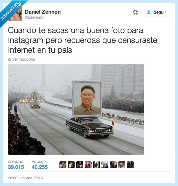 sacas,foto,Instagram,recuerdas,recordar,censurar,Kim Jong il,lider,Internet,gigante,ver