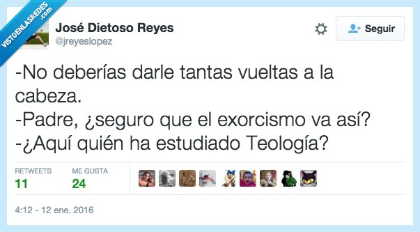 darle,vueltas,cabeza,padre,exorcismo,demonio,cura,teología