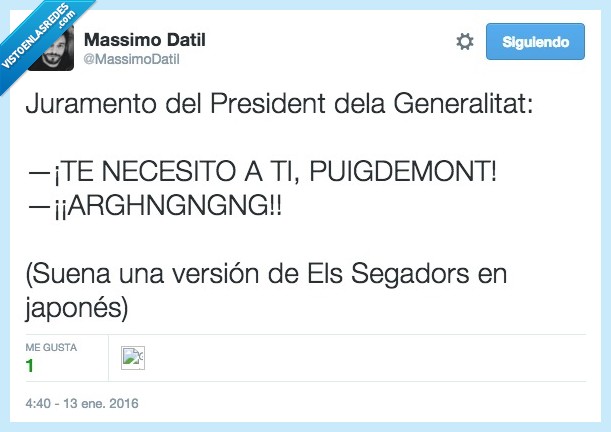 necesito,necesitar,pokemon,Puigdemont,president,generalitat,segadors,japones,canción