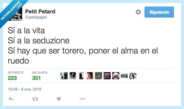 vita,seduzione,torero,ruedo,canción,sí,anuncio,Chayanne