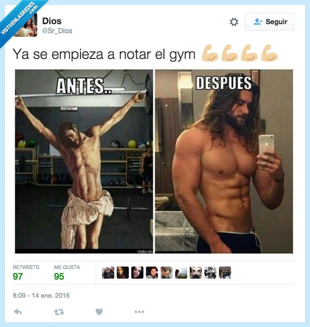 Jesús,Dios,gimnasio,empieza,notar,gym,pesas,cuadrado,cachas,Brock O'Hurn