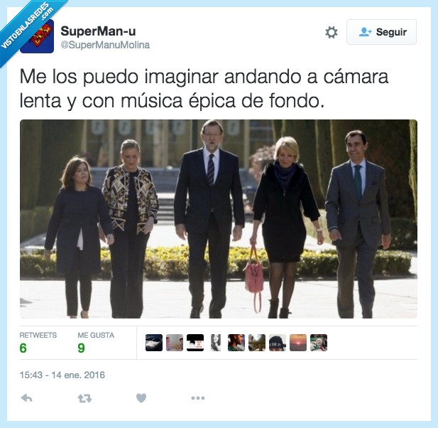 rajoy,gobierno,ministros,cámara lenta,música épica