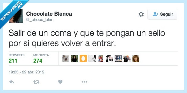 salir,coma,sello,volver,entrar