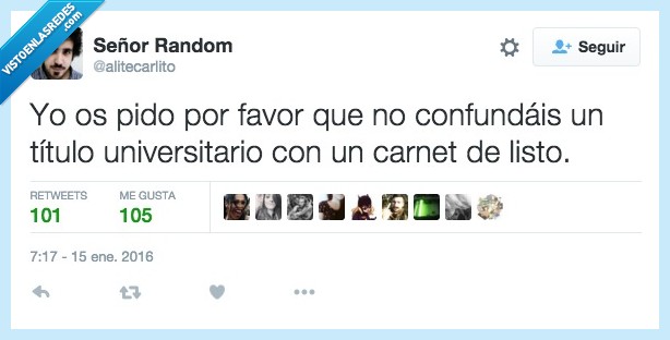 pido,pedir,por favor,confundir,titulo,universitario,carnet,listo,carrera