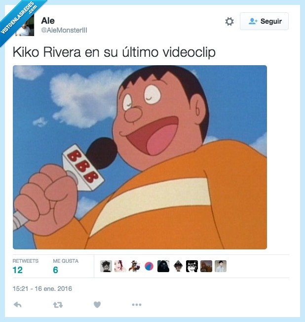 Gigante,Gegant,Doraemon,videoclip,kiko rivera