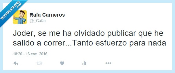 carrera,publicar,facebook,correr,esfuerzo,nada,postureo