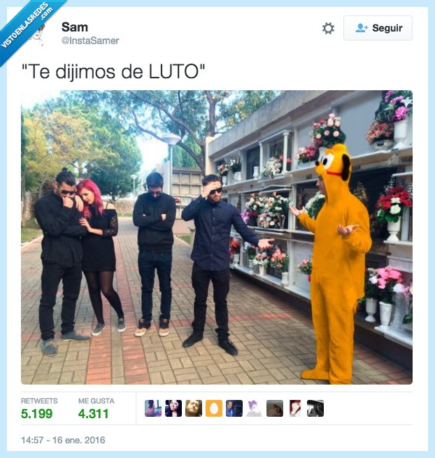 dijimos,decir,Luto,pluto
