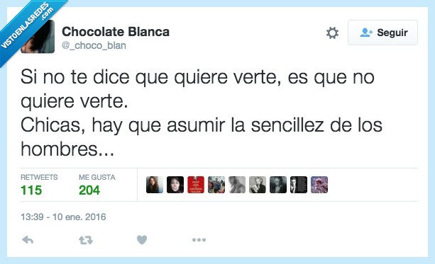 dice,decir,ver,chica,sencillez,hombre,ignorar,pasar,amor