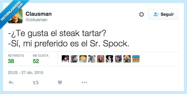 gusta,steak tartar,spock,Star Trek