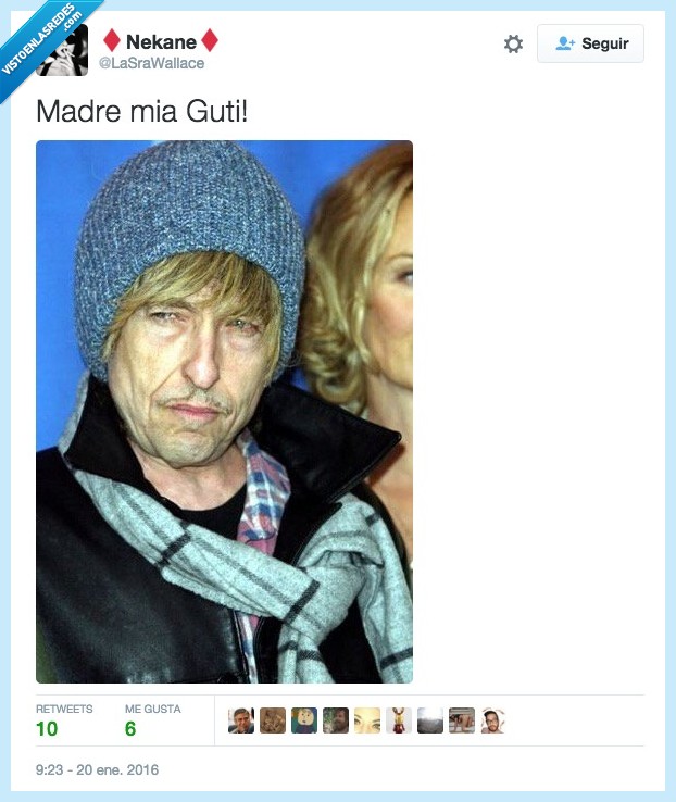 Guti,Bob Dylan,wtf,madre mía