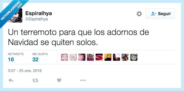 terremoto,adorno,navidad,quitar,solo