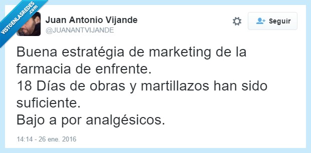 farmacia,ruidos molestos,dolor de cabeza,marketing imaginativo,jaqueca