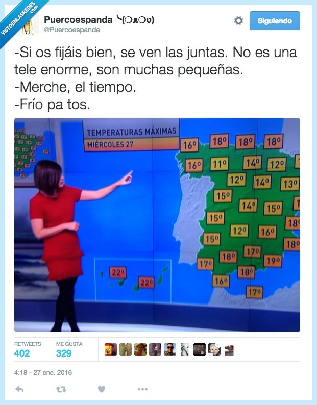 juntas,ver,tela,enorme,Merche,tiempo,frío