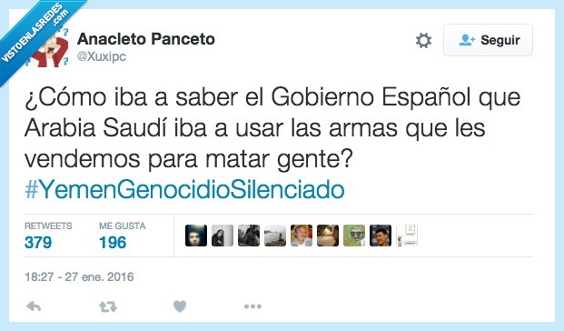 saber,Gobierno,España,Arabia Saudí,usar,armas,matar