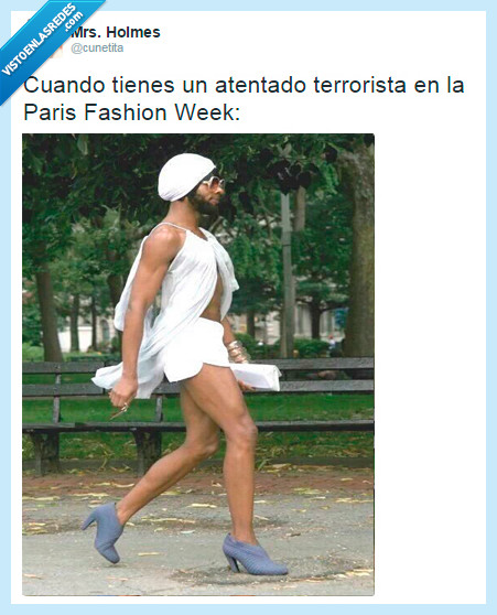 humor,twitter,foto,gracioso,paris,moda,ropa,atentado