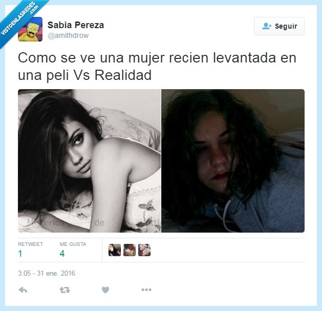 Realidad,Despertar,Mujeres,Mentiras,Maquillaje,Mila Kunis