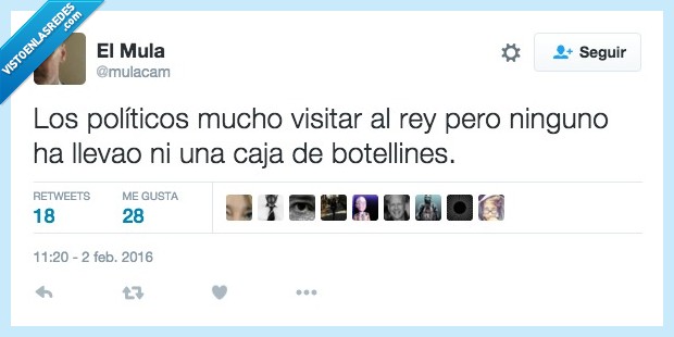 mucha,visita,visitar,rey,botellines,caja,cutre,invitado,cerveza,birra