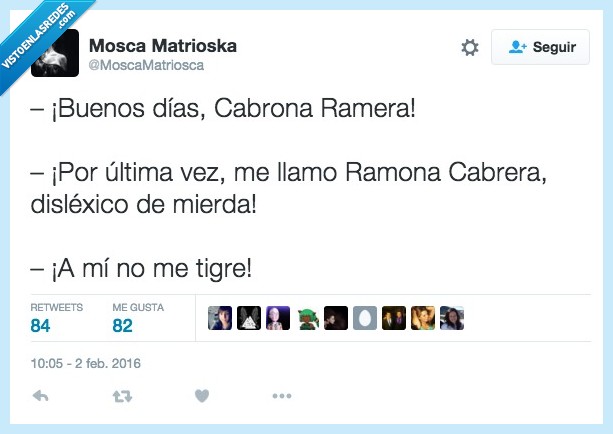 Ramona Cabrera,dislexico,tigre,grite