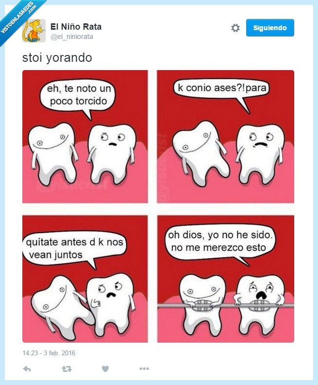 muela,torcida,brackets,culpa,mover,aparatos,girar