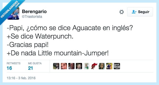 papa,como,aguacate,inglés,waterpunch