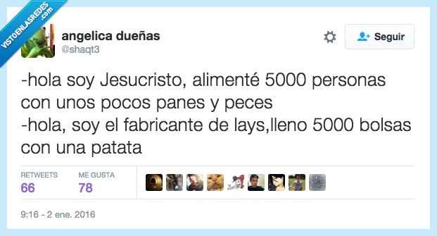 milagro,pan,peces,lay's,bolsa,patata,aire