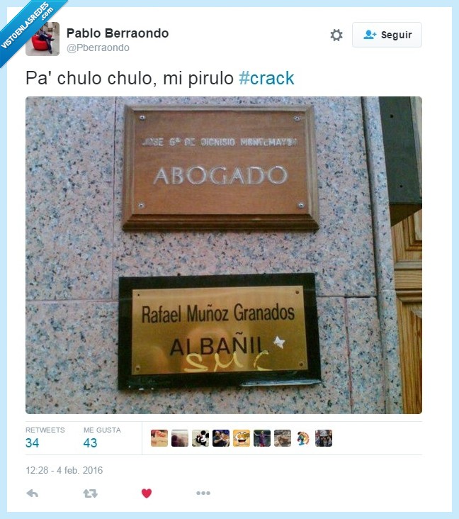 albañil,abogado,yo no voy a ser menos,placas,él también tiene derecho