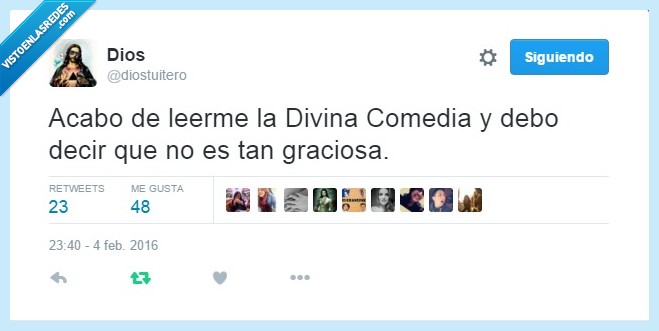dios,twitter,divina comedia,libro,religión,deidad