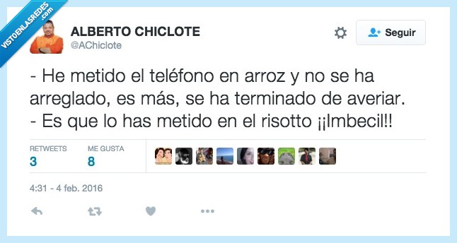 metido,meter,arroz,movil,telefono,risotto,peor,averiar