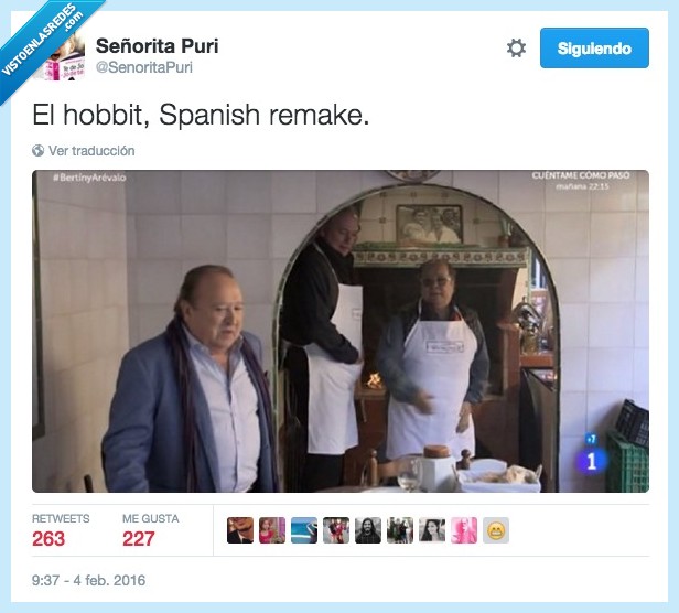 Arévalo,Bertón Osborne,El Hobbit,spanish remake,programa,bajitos