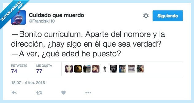 cv,resume,curriculum vitae,verdad,edad,mentiras