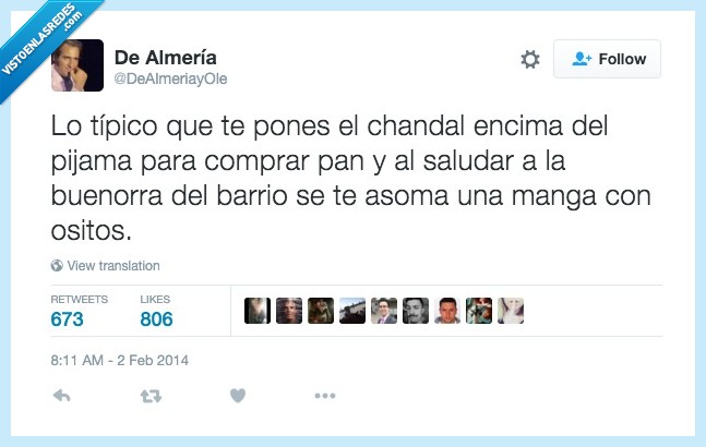 chandal,pijama,ositos,manga,buenorra,barrio,vergüenza