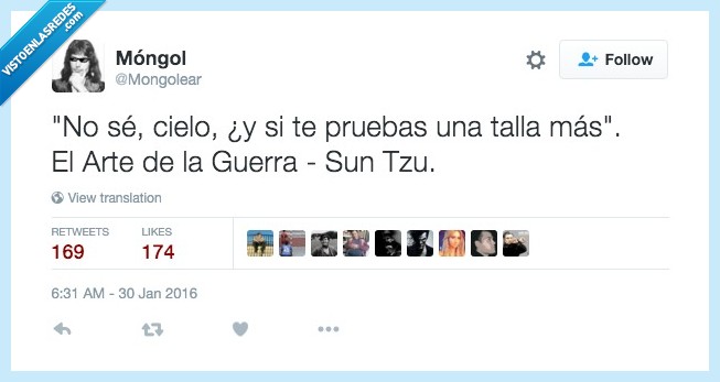 cielo,amor,novio,novia,pareja,talla,más,probar,gorda,insultar,arte,guerra,Sun Tzu
