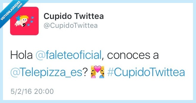 amor,Falete,Telepizza,Cupido,presentar,enamorados
