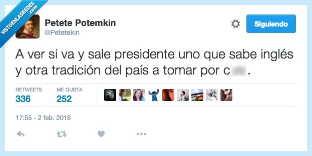 presidente,saber,ingles,romper,tradición,presidencia,España,cateto