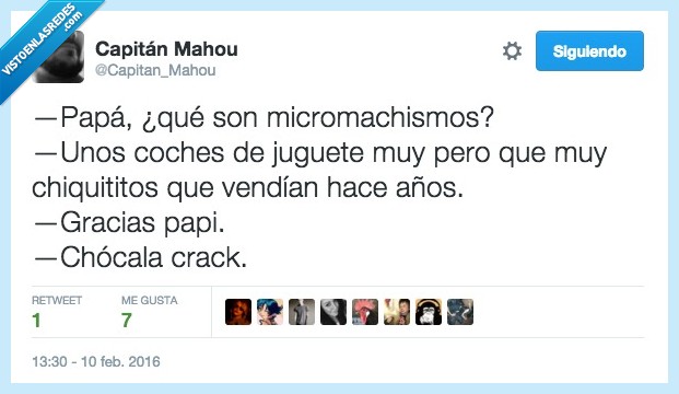 micromachismos,micromachine,coche,juguete,pequeño,padre,hijo