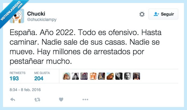 españa,futuro,2022,ofensivo,ofensa,carcel,pestañear,mucho,millones,humor