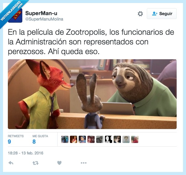 zootropolis,perezozos,funcionarios,disney